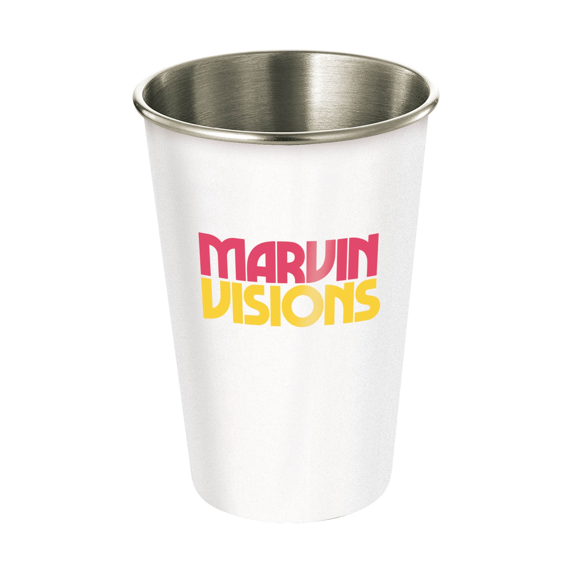 350 ml oder 500 ml personalisierter Edelstahl-Metallbecher – Bild 3