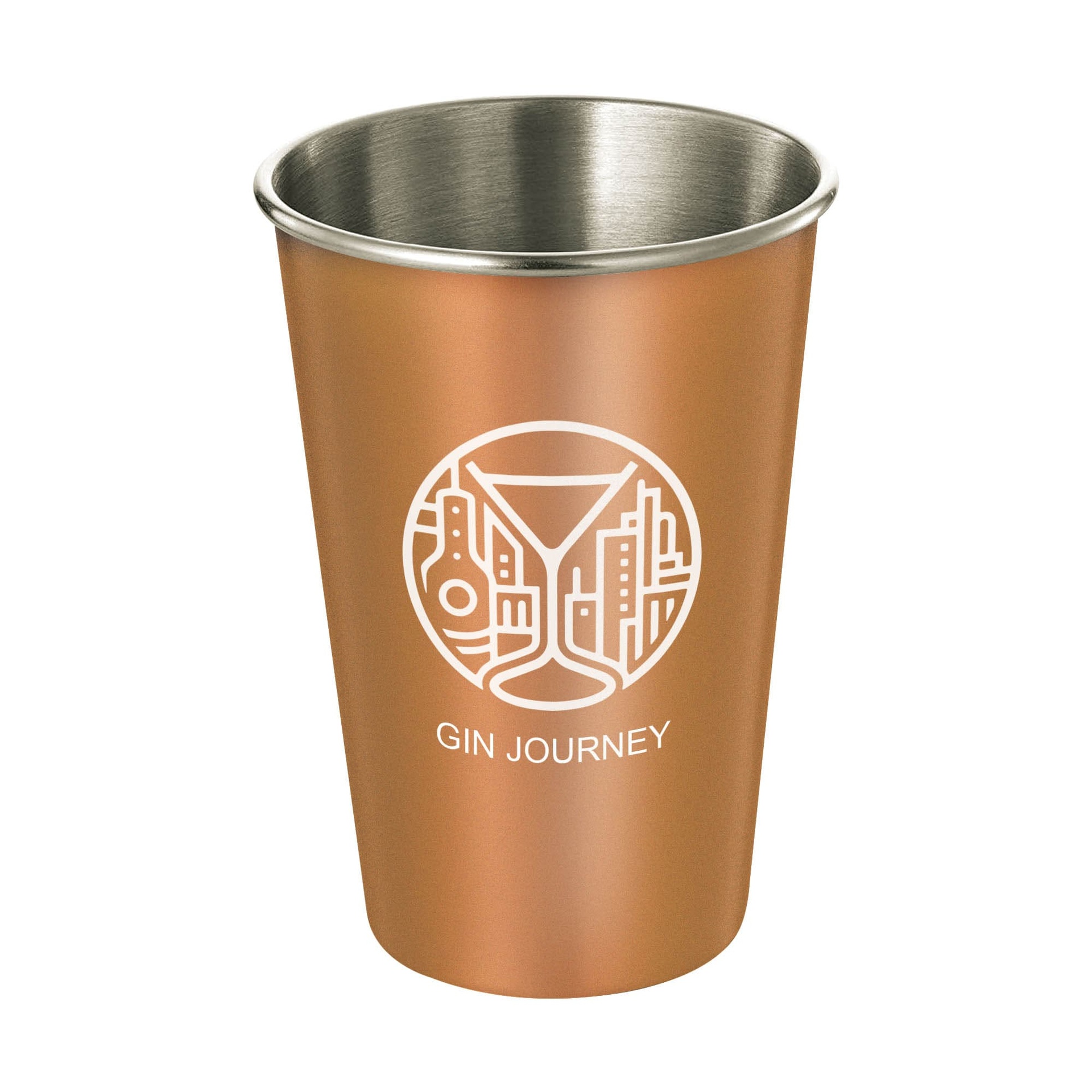 350 ml oder 500 ml personalisierter Edelstahl-Metallbecher – Bild 11